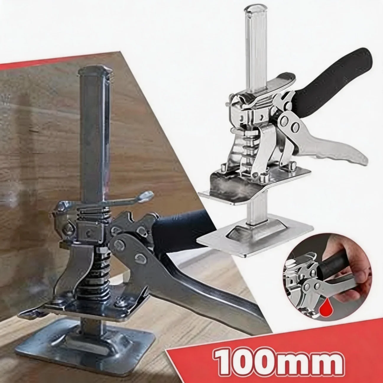 Lifting Tool Tile Height Adjuster Labor-Saving Arm Jack Door Panel Drywall Lifting Cabinet Board Lifter Hand Elevator Tools
