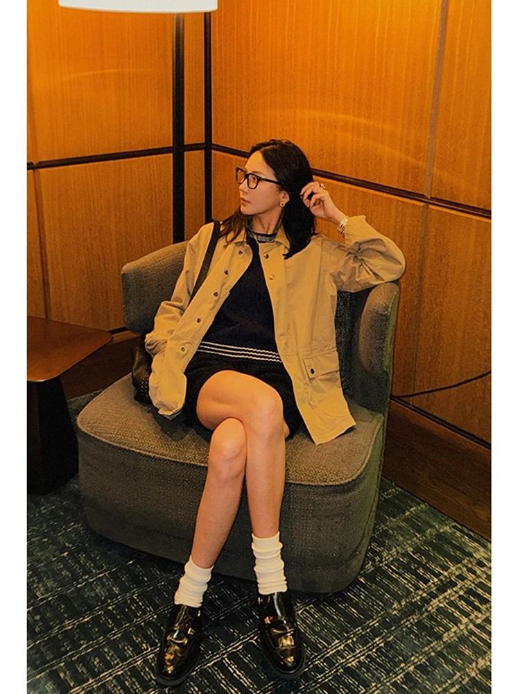 

Женский вязаный жилет Tfa Early Spring Slim Fit с текстурным узором и круглым вырезом, модный дизайн для повседневной носки, весна 2025