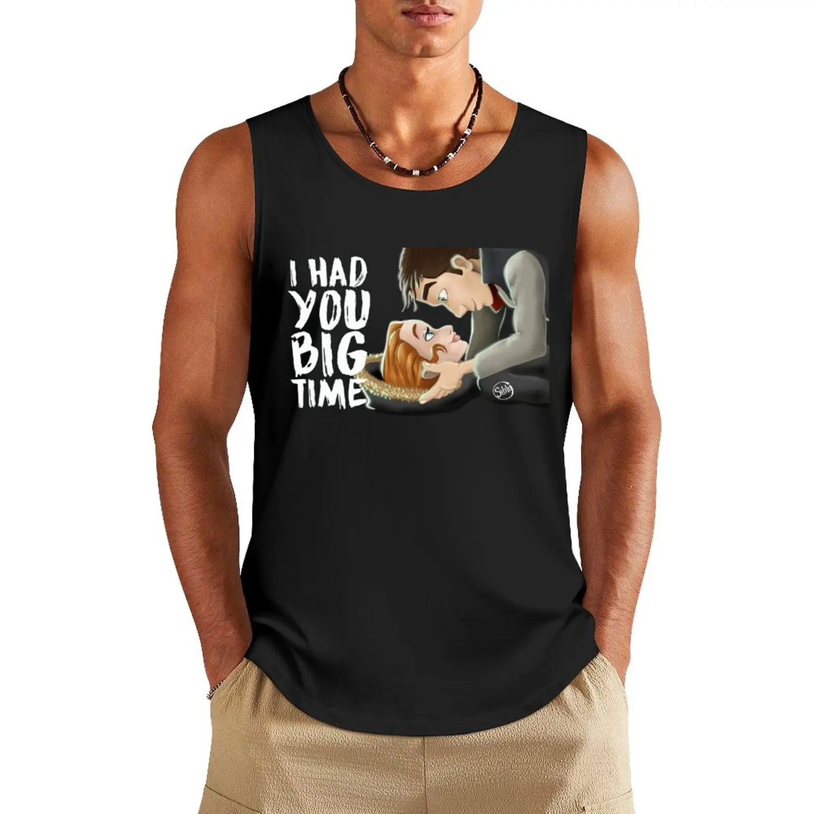 

I Had You Big Time Tank Top t shirts bodybuilding man Sleeveless top men gym clothing