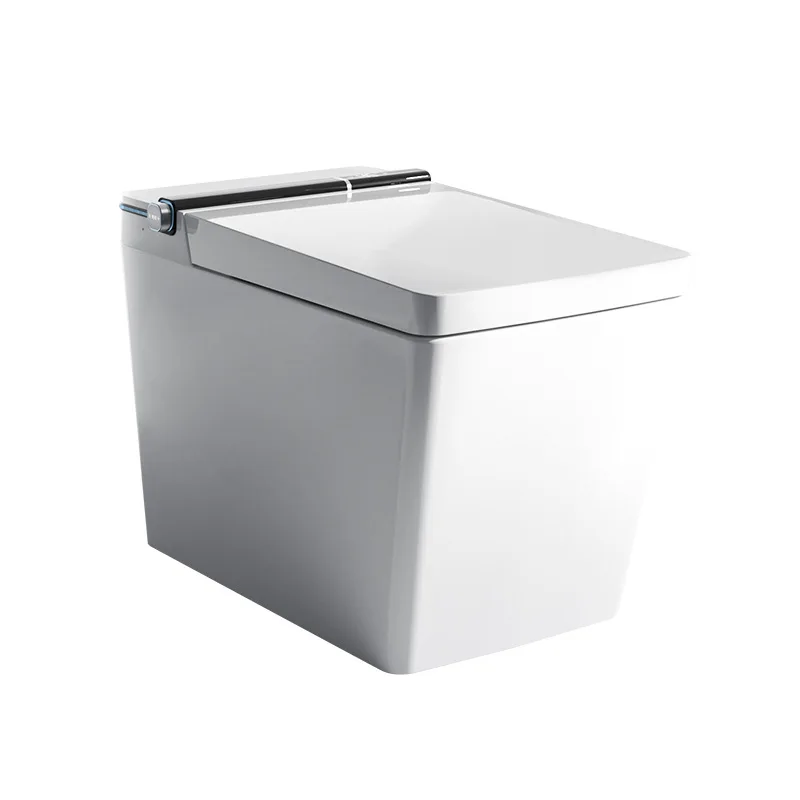 

Square smart toilet automatic flip integrated toilet instant foam splash-proof household