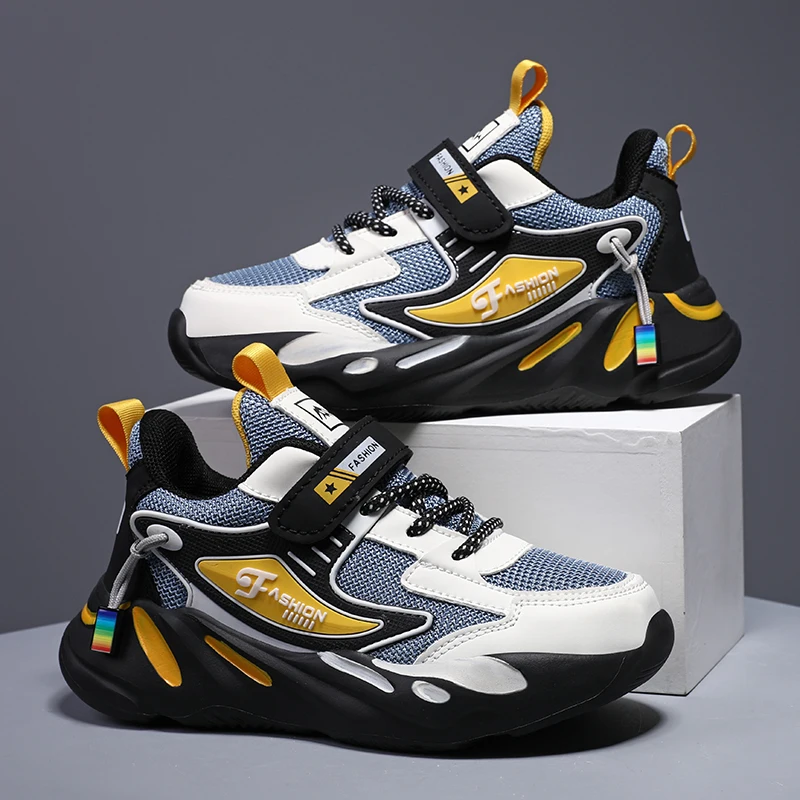 Zapatillas deportivas de piel transpirable para niños