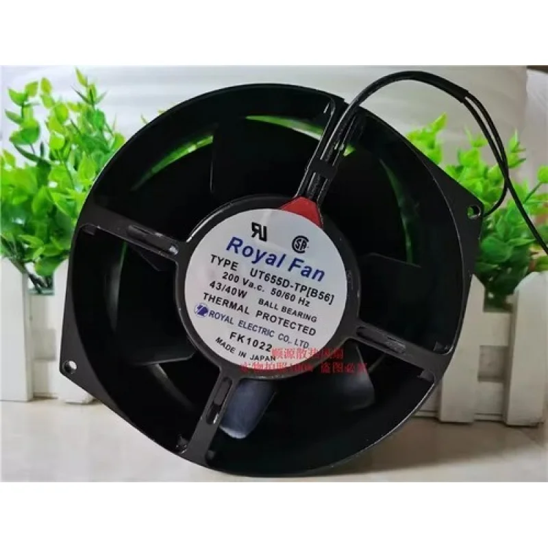 

C for RoyaI Fan UT655D-TP [B56] AC200V 40W/43W All Metal Cooling Fan