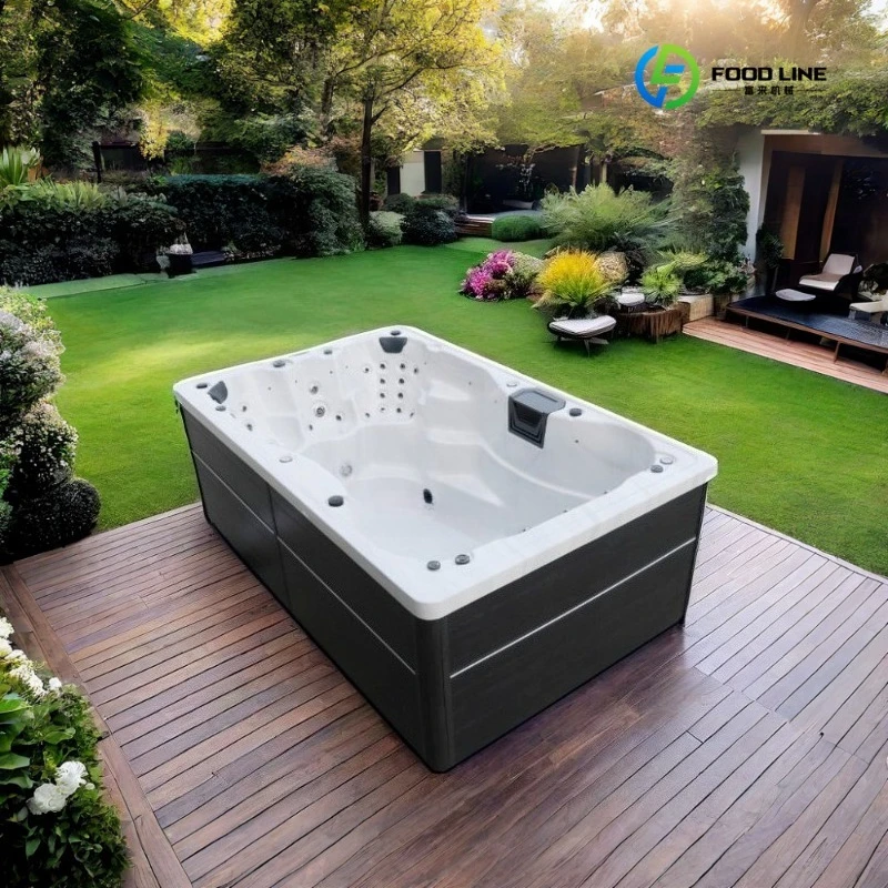 2026 New FL Customized Bellagio Modern  Swim Spa Hot Tub with Massage Hot Plunge Pool for Outdoor Use on Sale