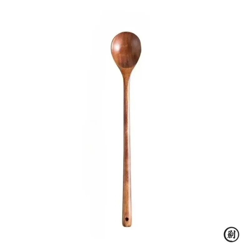 

3pcs Long Wooden Stirring Spoon, Wooden Spoon For Stirring And Cooking, Wooden Extended Cooking Spoon