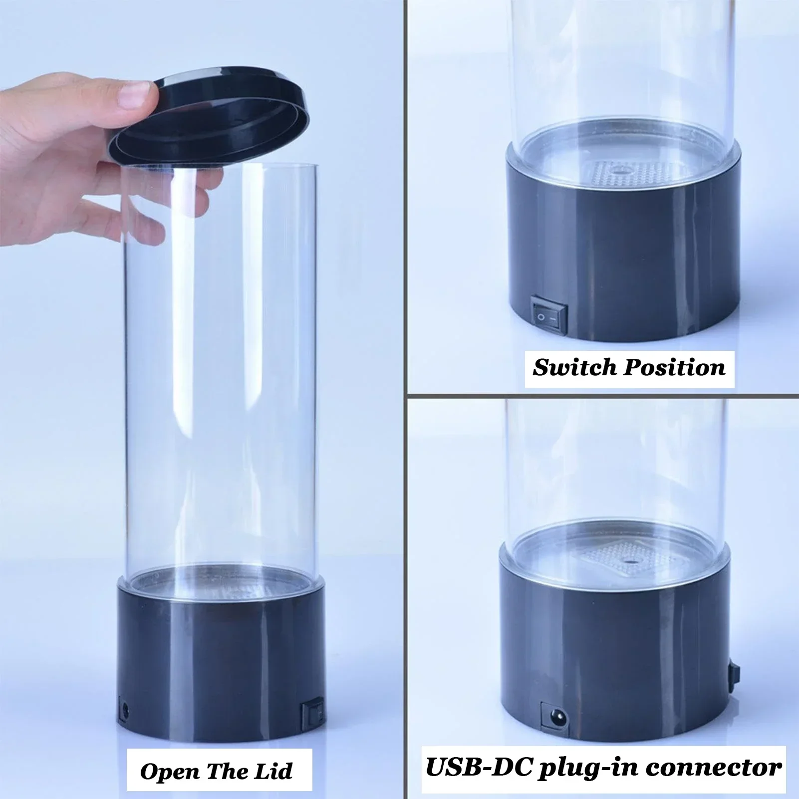 Jellyfish Lamp LED Remote Control Color Changing Aquarium Light With 8 Colors Home Decoration Lights Night Lights Pet Supplies