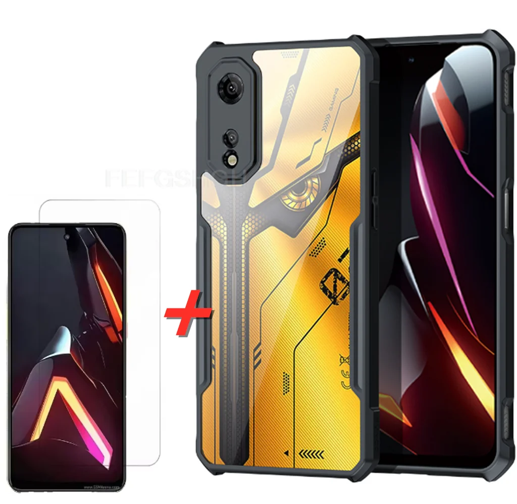 Schutz Glas Für ZTE Nubia Neo 2 5G Fall Silikon Klar Abdeckung Auf Für ZTE Nubia Neo 3 3T 5G Gehärtetes Glas