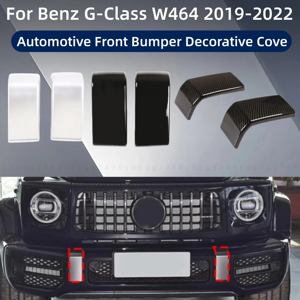 

Car upgrade Chrome Car Accessories Automotive Front Bumper Decorative Cover Trim Paste Style For Benz G-Class W464 2019-2022