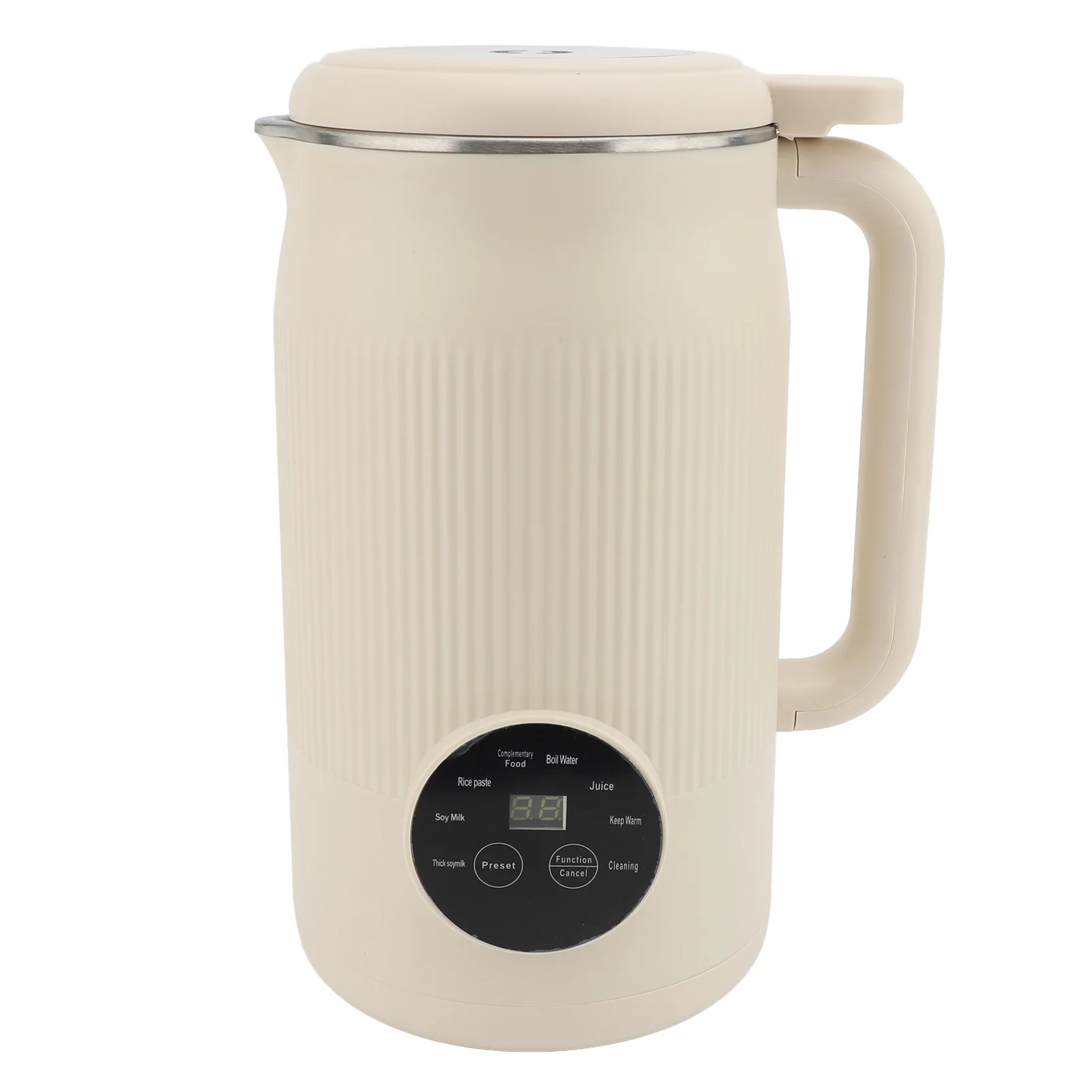 Macchina per il latte di soia elettrica Macinazione a 10 foglie Macchina per il latte di soia domestica per frutta Verdura Fagioli secchi e bagnati Grani