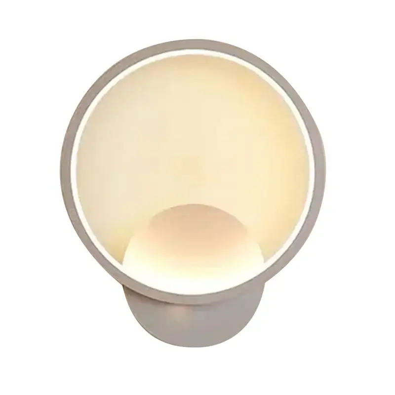 

Для балкона, спальни, домашнего декора, минималистичный настенный бра, светодиодная подсветка, белый-ABLI