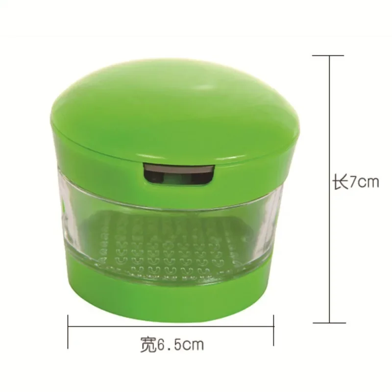 Multi-functional plastic garlic mud press mud press slicer dicing storage kitchen convenient vegetable gadget garlic mud press