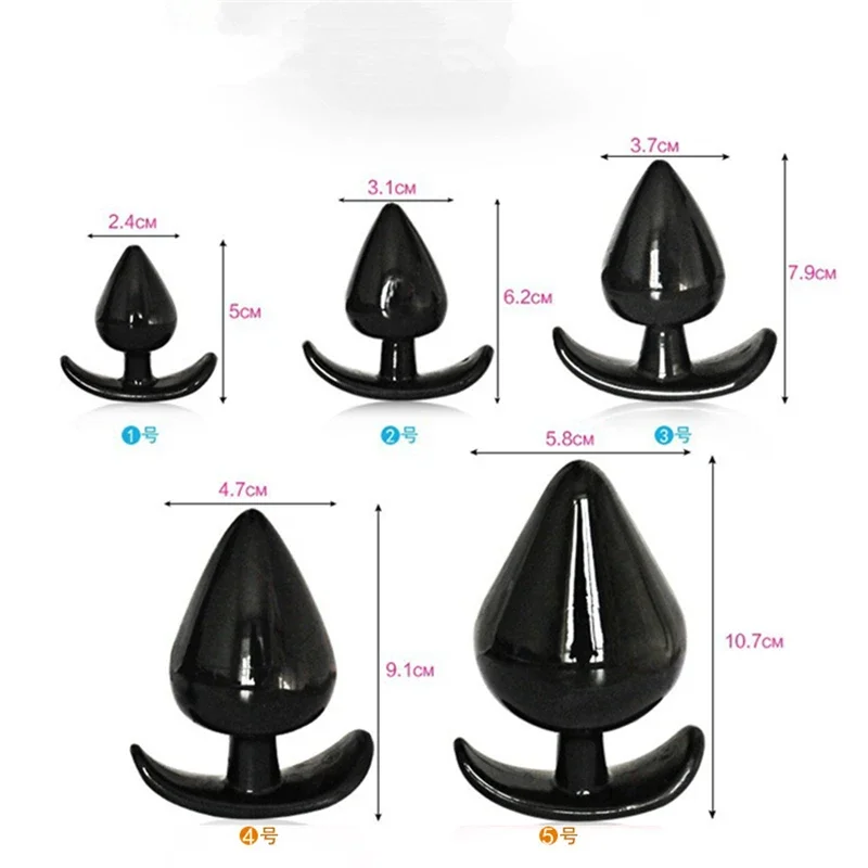 Soft Anal Plug Heart 5 Sizes  Anal Plug Butt Plug Stimulator Anal Sex Toys Prostate Massager Dildo Sex Adult Toys for Women Men view 4