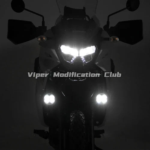Imagen 2 del producto Para Kawasaki KLR 650 klr650 soporte de luz de punto modificado soporte de luz antiniebla soporte de luz auxiliar 2022 2023 2024