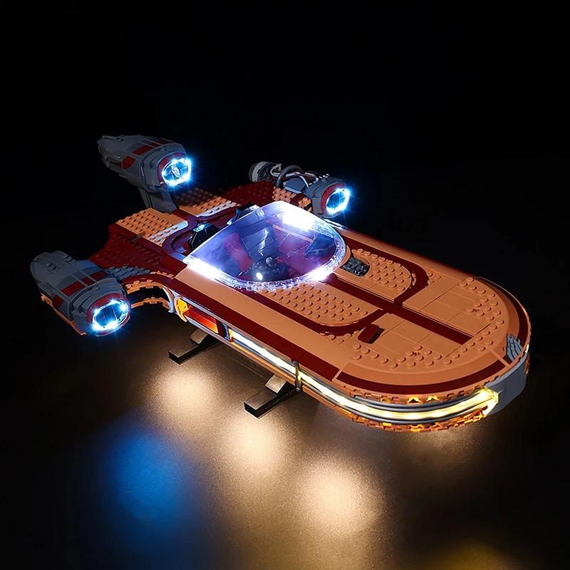 No Bricks LED Light Kit for Luke Skywalker’s Landspeeder 75341