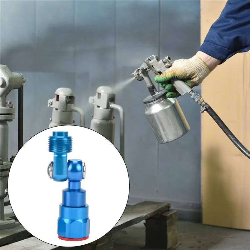 AY03-7/8 นิ้ว F-7/8 นิ้ว M Airless Spray เครื่องหมุนอะแดปเตอร์ Silver Swivel Joint สําหรับ Wagner/Graco Paint Sprayer