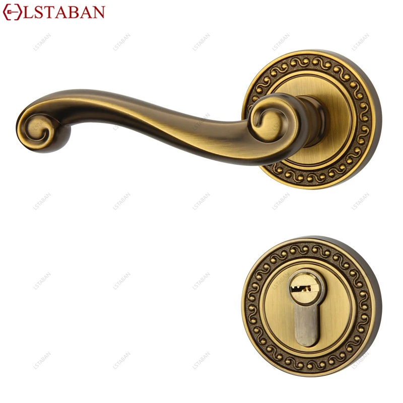 قفل باب مغناطيسي من سبائك الزنك لغرفة النوم والحمام الداخلي مضاد للسرقة وقفل ميكانيكي لأجهزة تجديد المنزل وقفل باب صامت #6