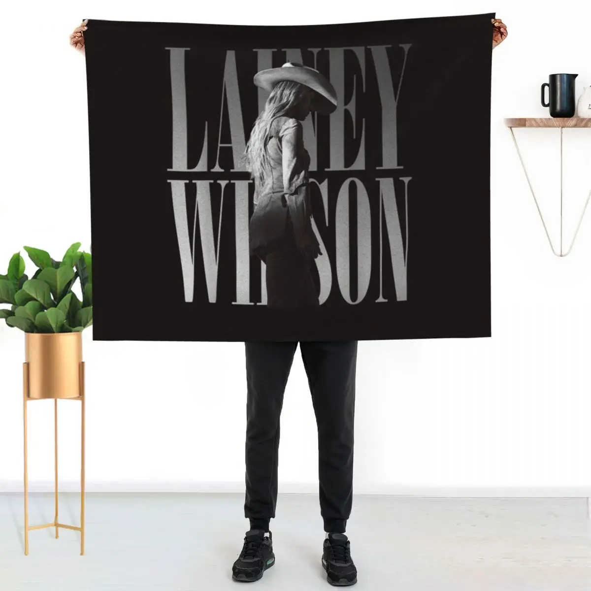 

lainey wilson - country's cool again tour Throw Blanket Warm Cozy Throw Blanket for Living Room Couch
