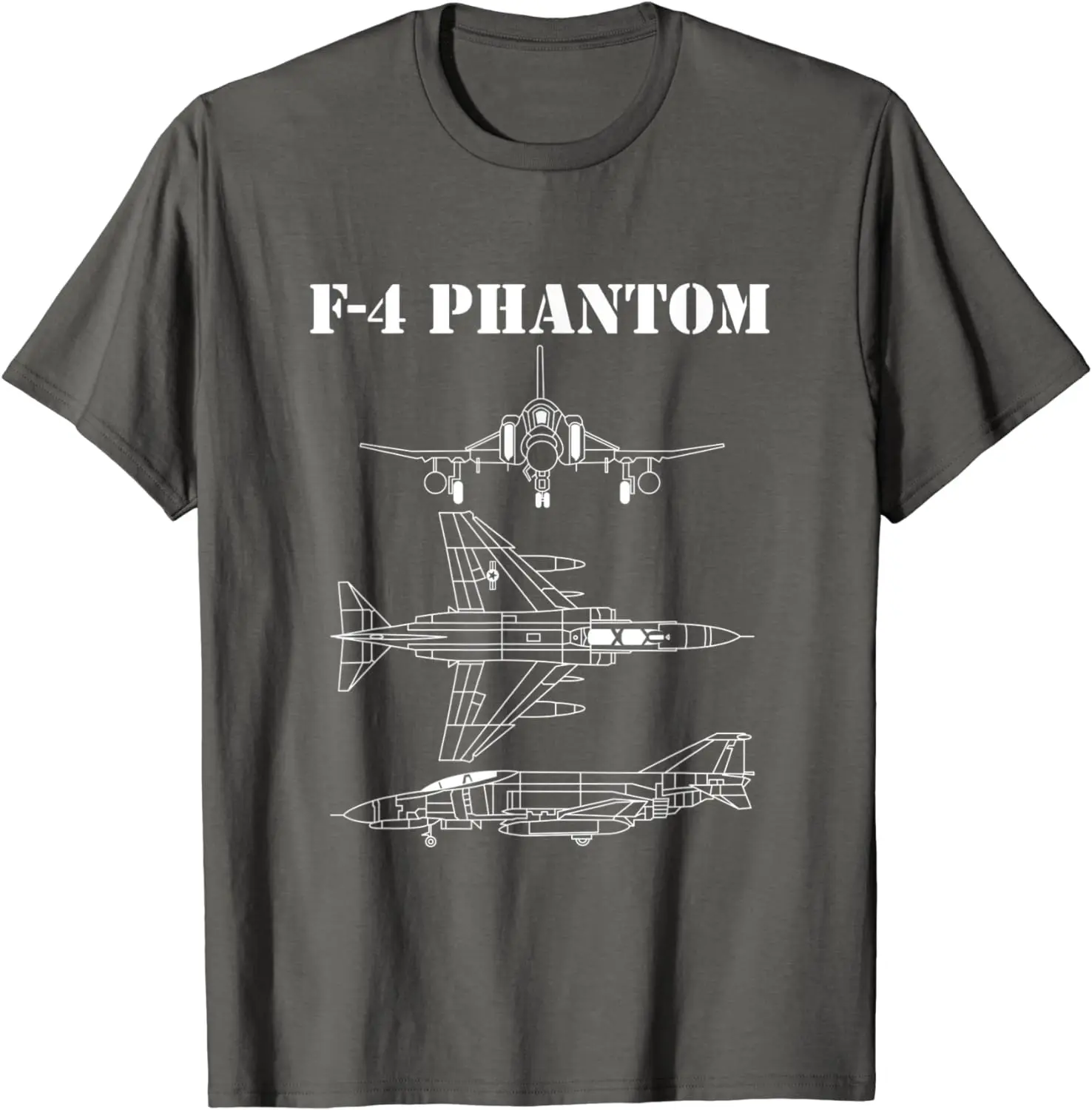 F-4 Phantom Fighter Jet Airplane Pilot Military Men T-Shirt Short Sleeve Casual 100% Cotton O-Neck T Shirt