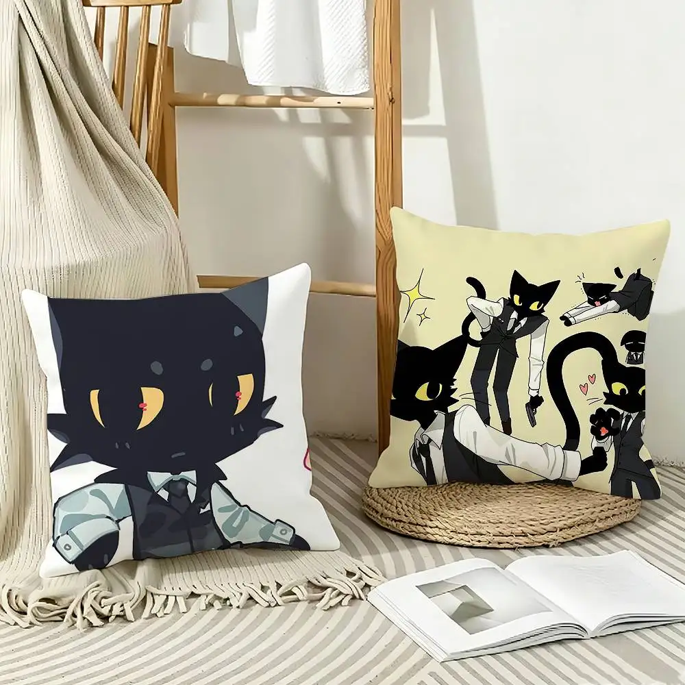 A-Animal GAME Hospital S-Secret Agent   Pillow Case Pattern Printed Pillowcase For Living Room Sofa Cushion Cover