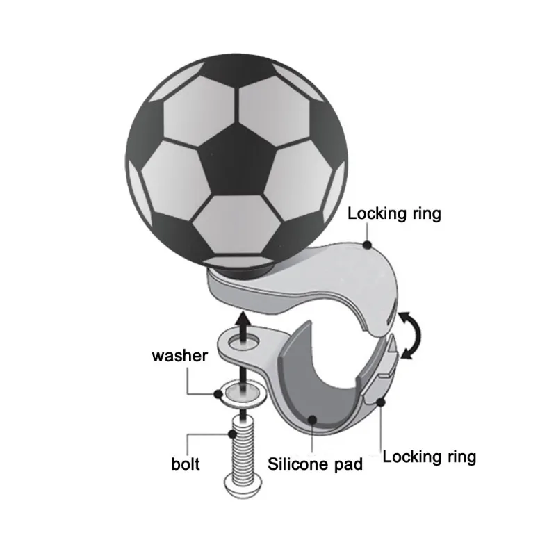 Car Modification Steering Wheel Booster Ball, Labor Saving Steering Aid Knob