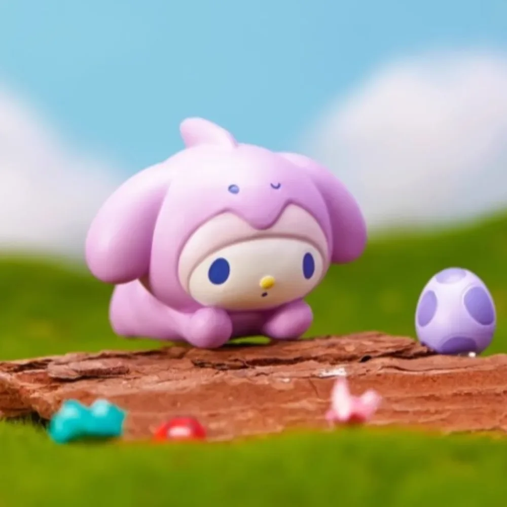 Saco cego bonito do dinossauro Sanrio Dress Up Series, Carregando Lobo Olá Kitty Kuromi My Melody Decorative Ornament, Popular