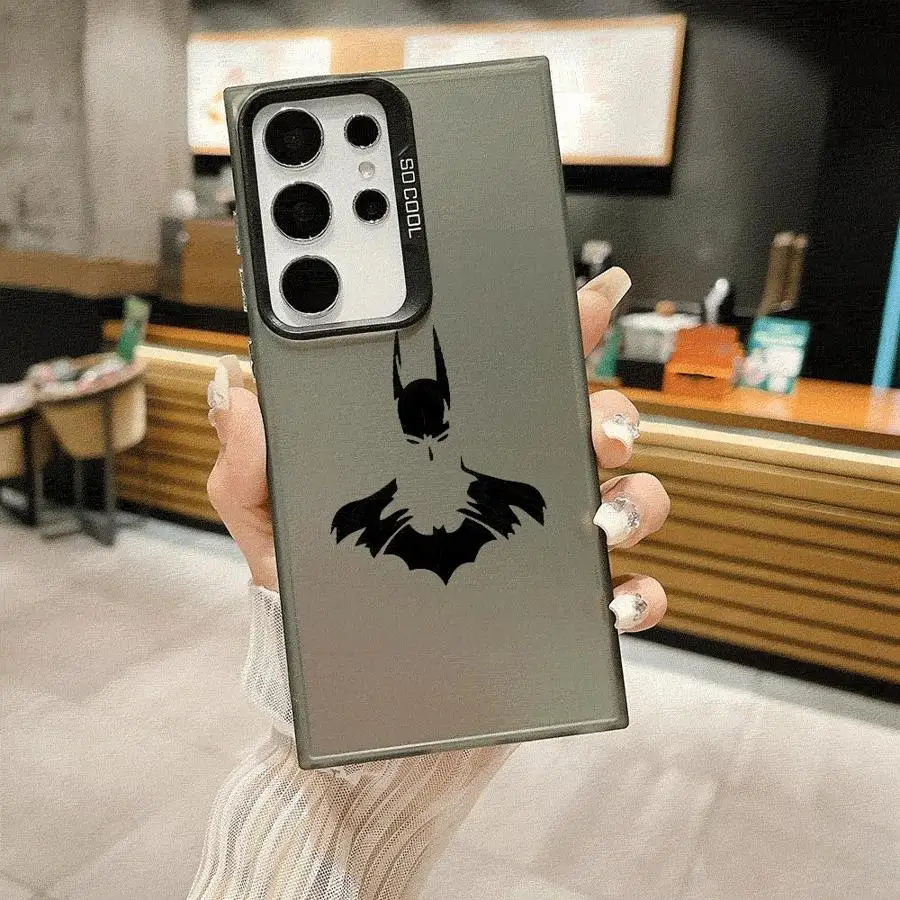 Marvel Bat Spider for Vivo Y22S Y27 Y30 Y50 Y91 Y93 V23 Y15s Y16 Y17s Y21 V23e Y30i V25Pro V27E V29 Silver Phone Case Cover