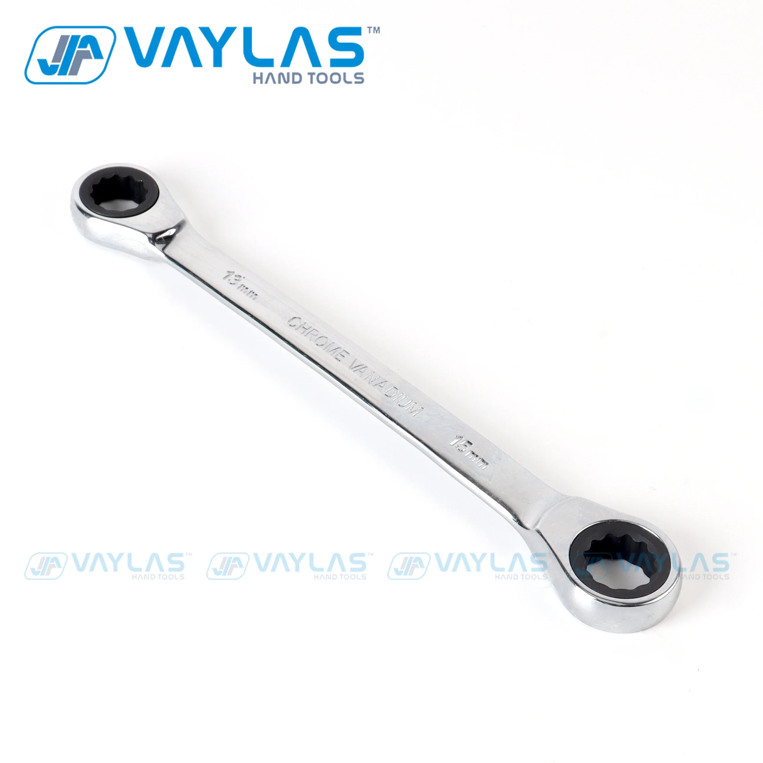 Imagem -02 - Dupla Chave de Catraca um Conjunto de Chaves Dupla Ratcheting Skate Ferramenta Engrenagem Anel Chave Catraca Lidar com Cromo Vanádio 13*15 mm