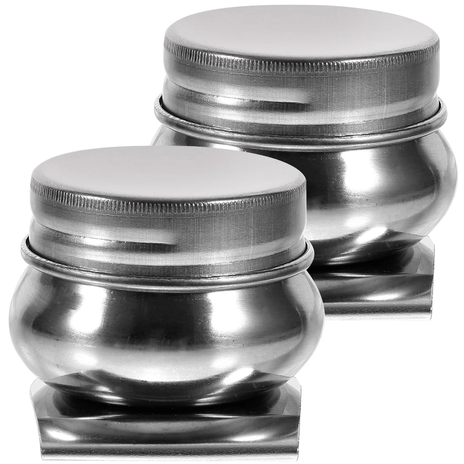 

2Pcs Small Stainless Steel Palette Cup with Wide Mouth Design for Easy Pouring and Mixing Paints Artists Oil Palette Cup