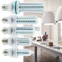 3W 5W 7W 9W 12W Energy Saving E27 LED Corn Light Bulbs U Tube Fluorescent Neon Flood Lights 220V 110V Home Lamps 360° Lighting