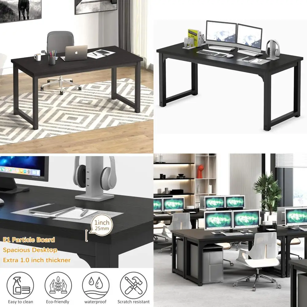 

63-inch Modern and Simple Computer Desk for Home Office, Study, Writing, and Gaming