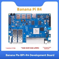 For Banana Pi BPI-R4 Router Development Board 4GB RAM MT7988A With 2 SFP High-Performance Open-Source Router Board
