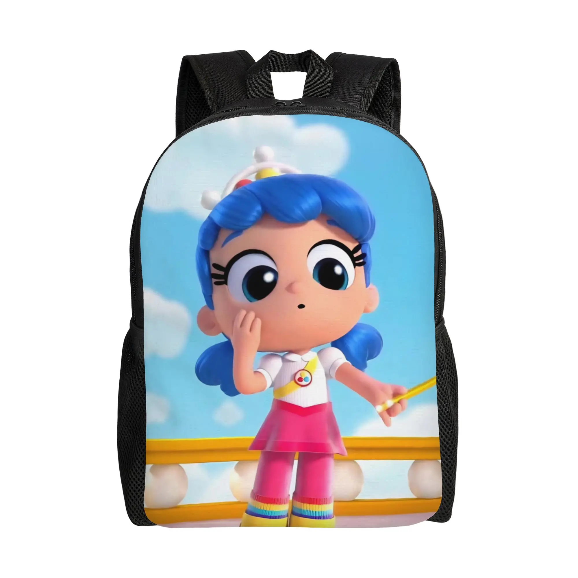 

True Rainbows Kingdoms Cartoon Classical Backpack Student Business Rainbow King Daypack for Men Women Laptop Shoulder Bag