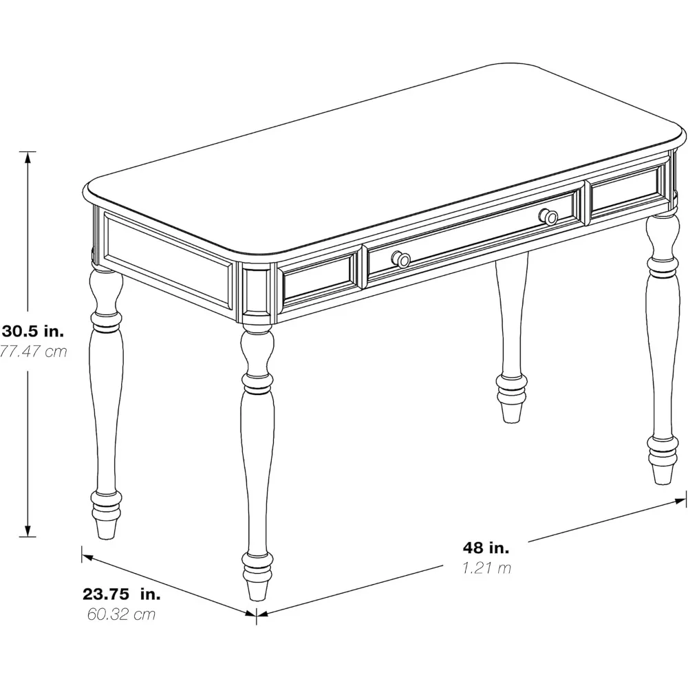 48 Inch Computer Desk with Drawer for Office, Dormitory, Living Room, Bedroom, Classroom, Writing Desk