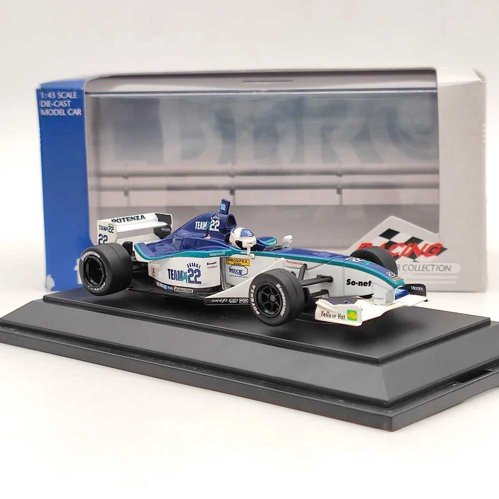 EBBRO 1:43 for Formula Nippon 02 TEAM 22 Blue Diecast Model Cars Limited Collection Racing Toys Gift