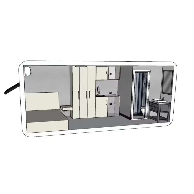 Double-Layer Apple-Inspired Prefabricated Container House Feature Factory Office Cabin House(Please Inquiry Shipping fee