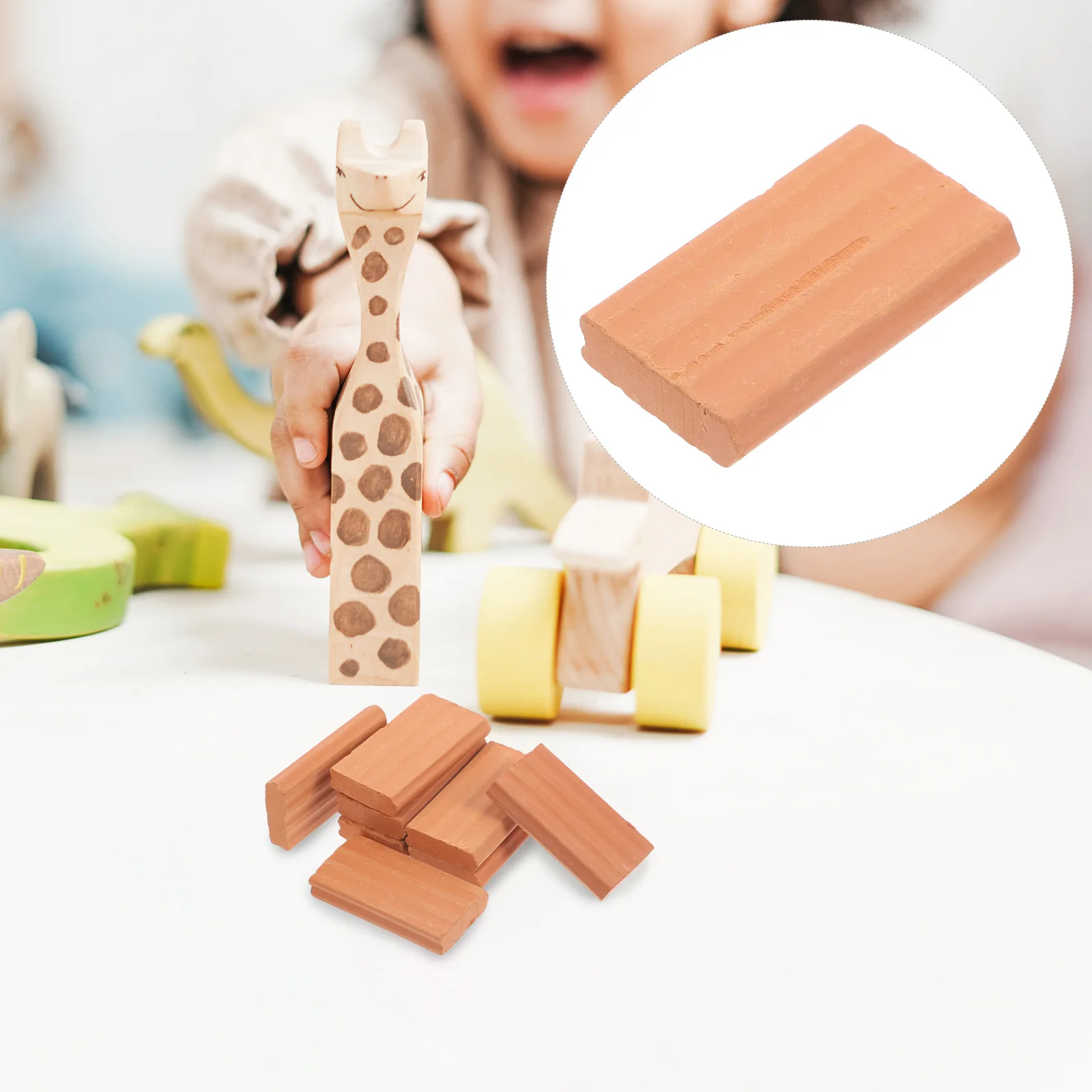 

50 Pcs Dollhouse Building Material Mini Bricks Ornament Landscape Miniature Wall