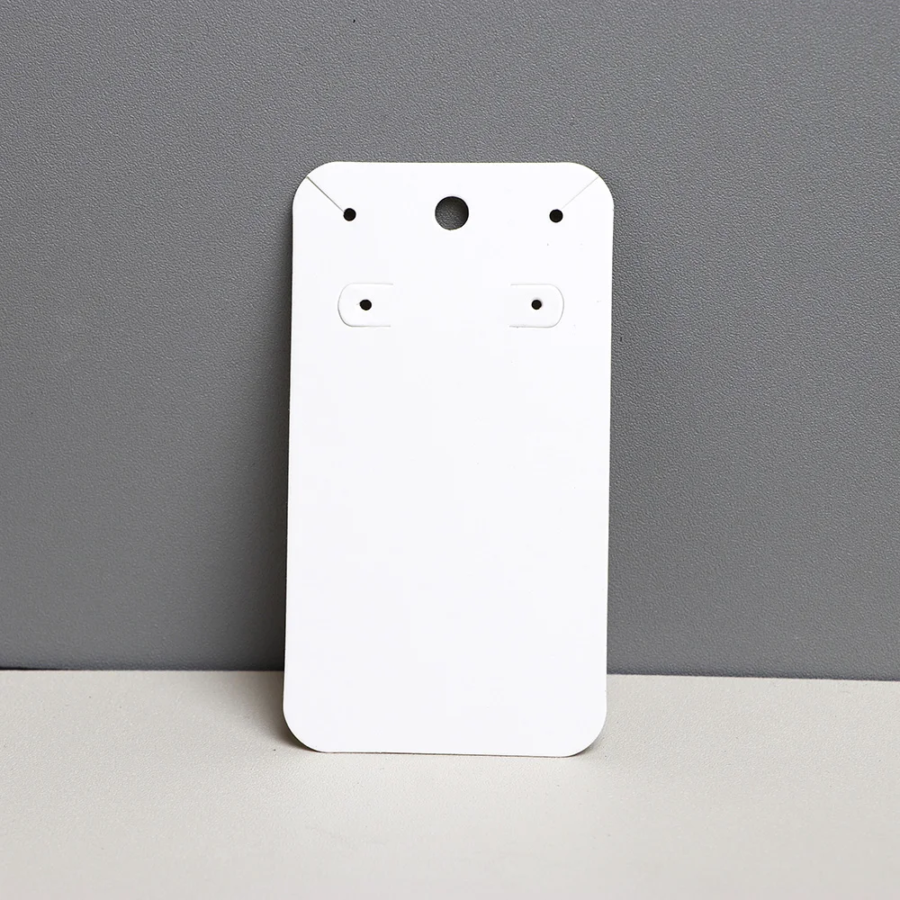 50PCS White & Black Necklace Holder Cards