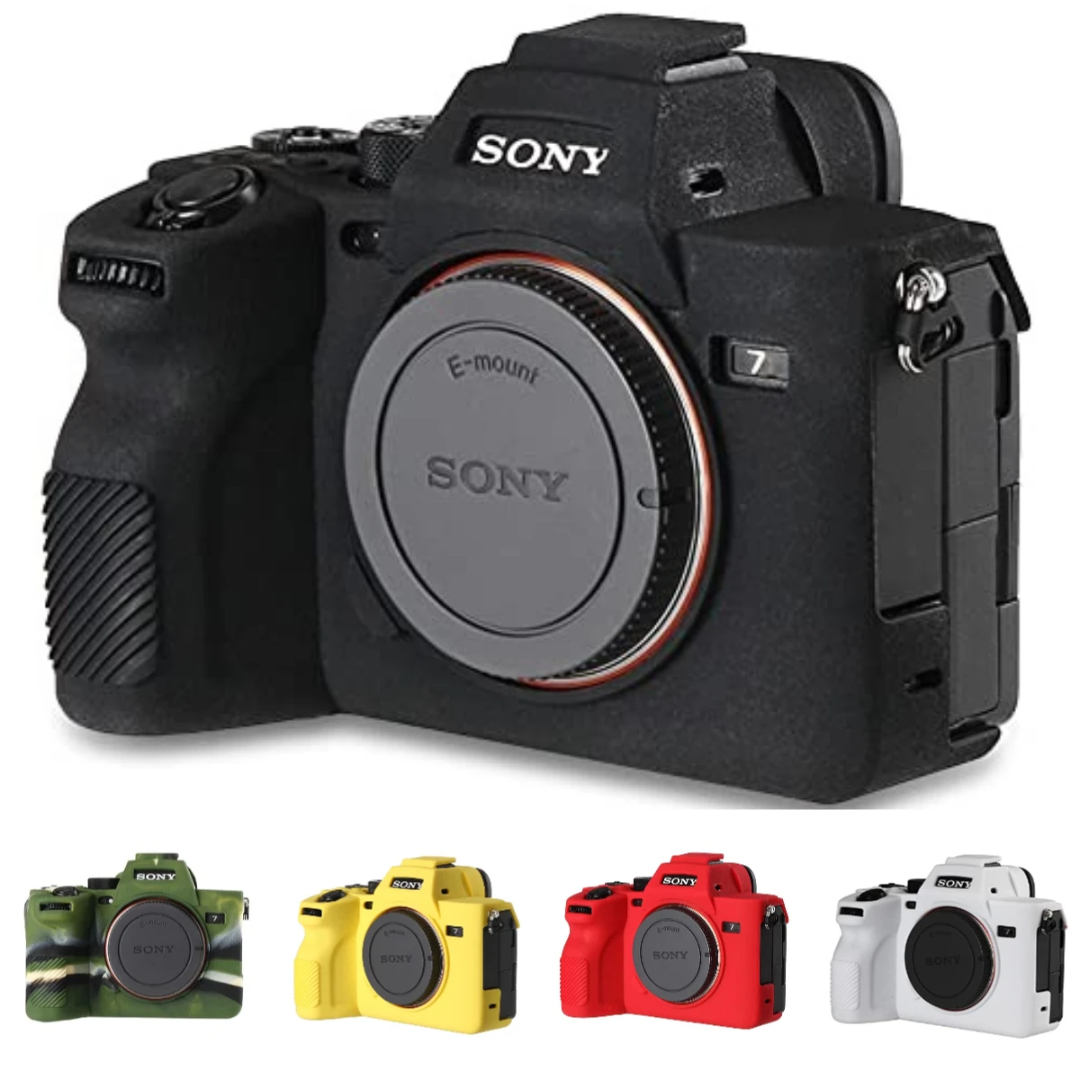

Shockproof Silicone Armor Case For Sony A7 III A7RIII A7III A7M3 A7R3 A9 Camera Protection