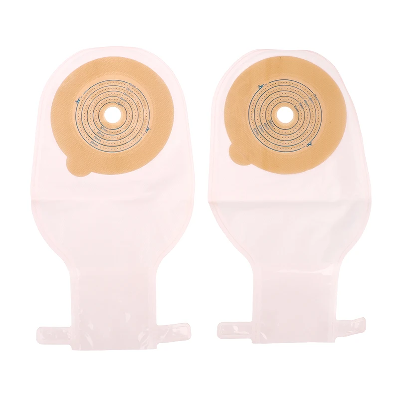 10Pcs Colostomy Bags 25-60mm Stoma Pouch Bags One-piece Open Clip Ostomy Bags