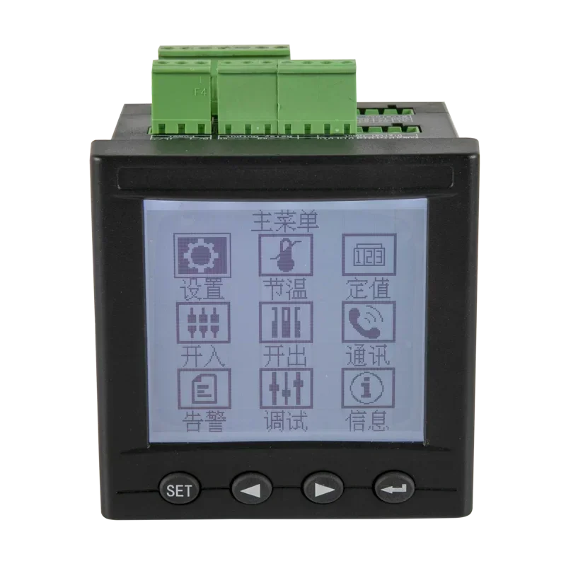 Wireless temperature measuring device, temperature display instrument, 2-channel DO overtemperature alarm output