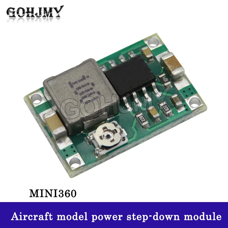 Mini360 aircraft model power supply step-down module DC DC ultra small power module onboard power supply ultra LM2596