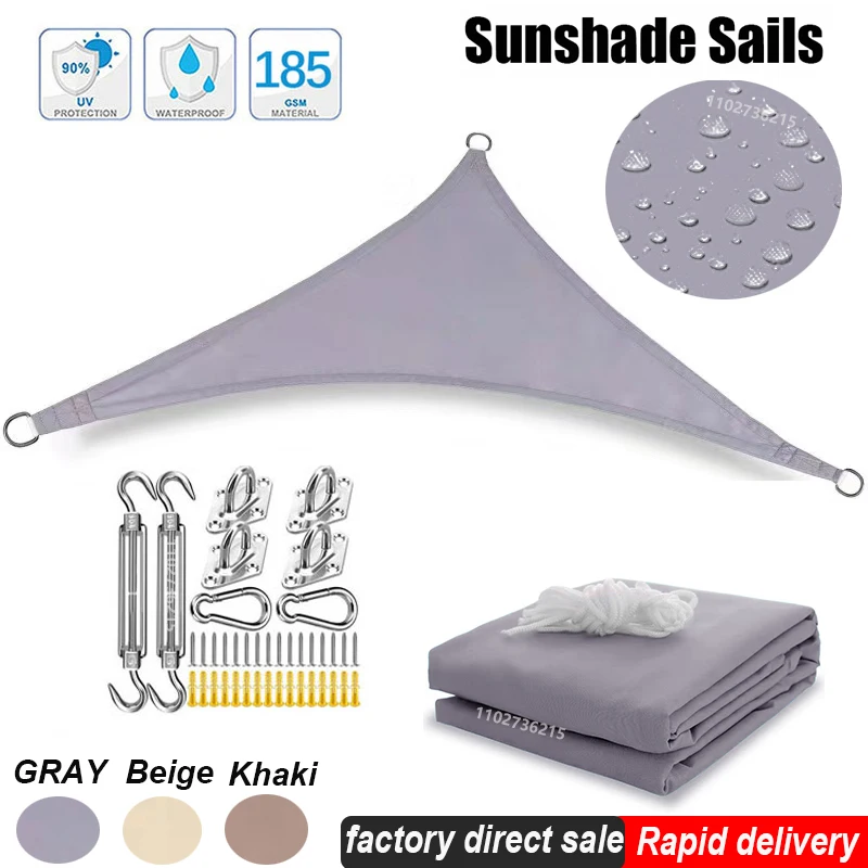 bloqueio sombra vela toldo de protecao solar 95 waterproof shelter canopy para patio quintal camping piscina quintal uv 01