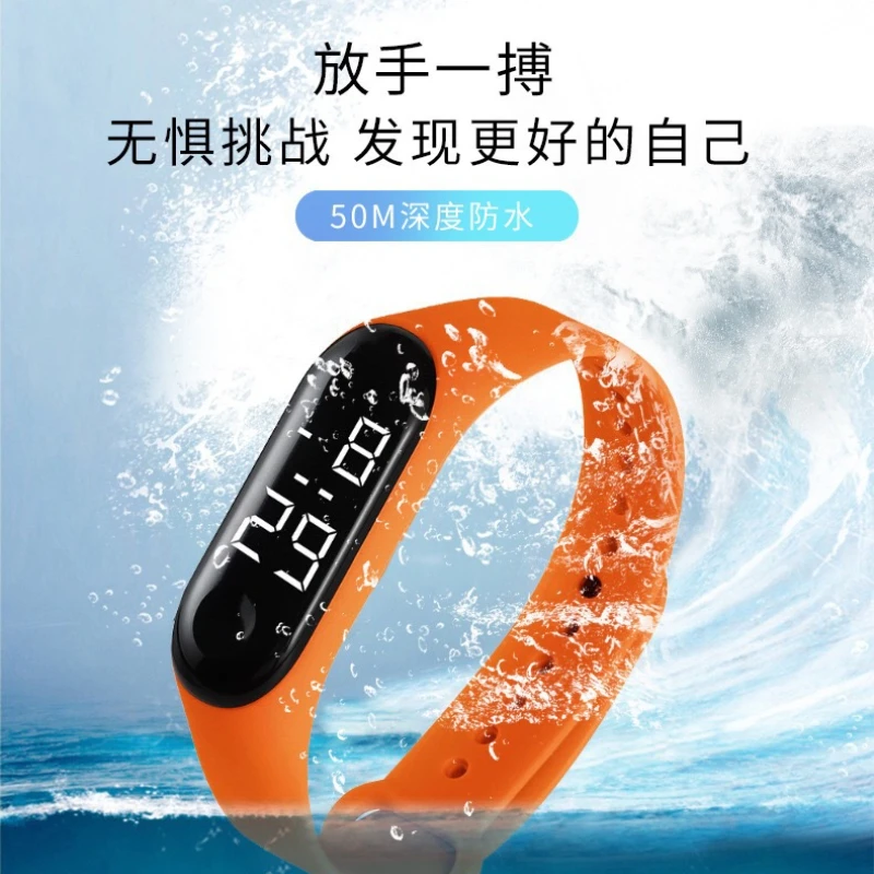 2023 New Wristwatch Fitness Color Screen Smart Sport Bracelet Activity Running Tracker for Men Women Silicone Watch Waterproof