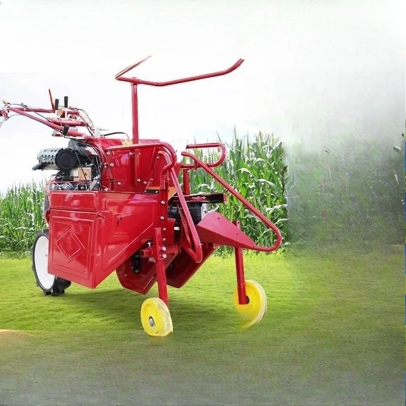 

Small corn harvester Hand-held automatic household peeling All cutting table Corn collector Single line