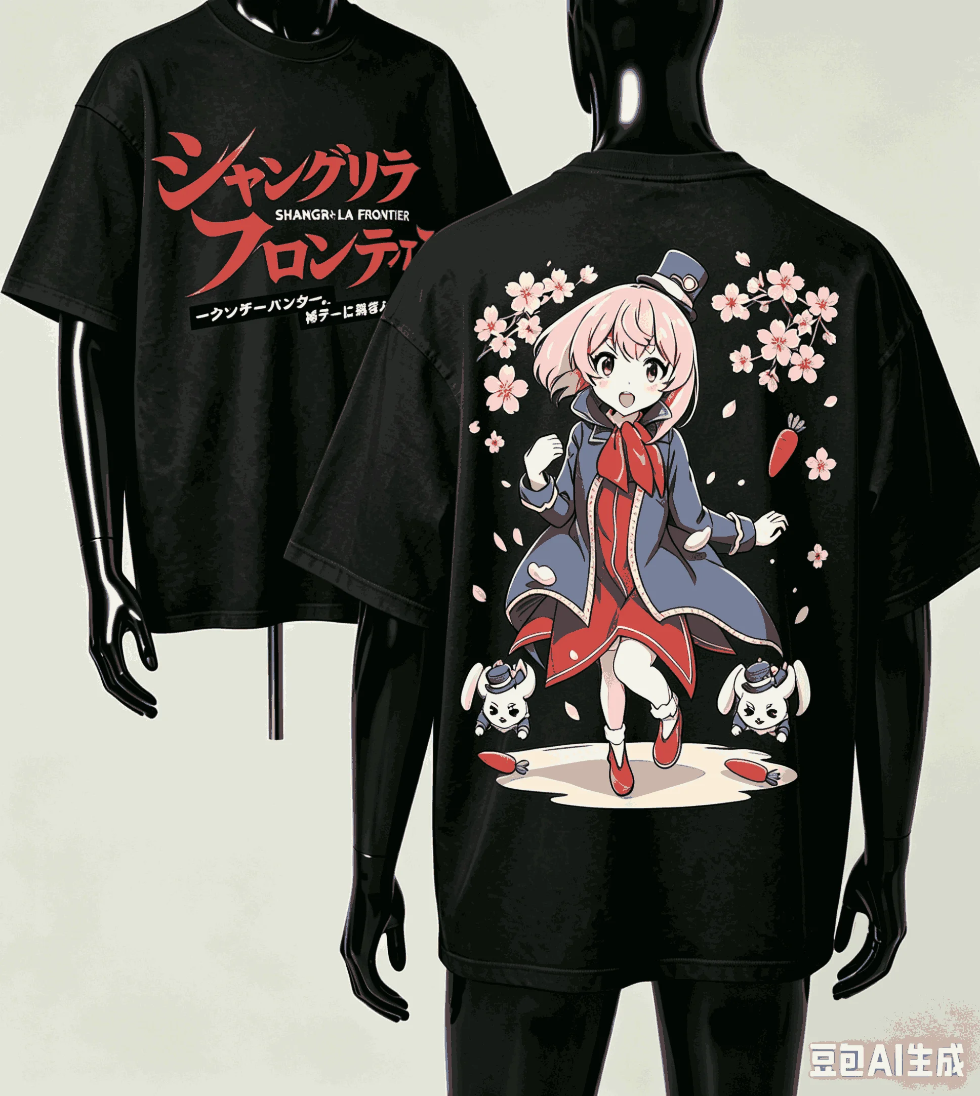 Shangri-La Frontier Anime Lover T-shirt Harajuku Cotton New Model High Street Retro Fashion Oversized Unisex hot product Classic