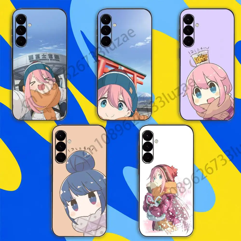 Y-Yuru Camp  Phone Case for Samsung Galaxy A70 A20 A21 A31 A51 A71 A22 A52 A72 A13 A23 A33 A73  Protection Back Cover