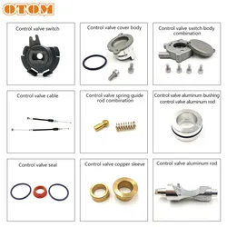 Motorcycle Control Valve Repair Parts Switch Exhaust Cover Cable Wire O-ring Seal Aluminum Bushing For YAMAHA DT230 MT250 Engine