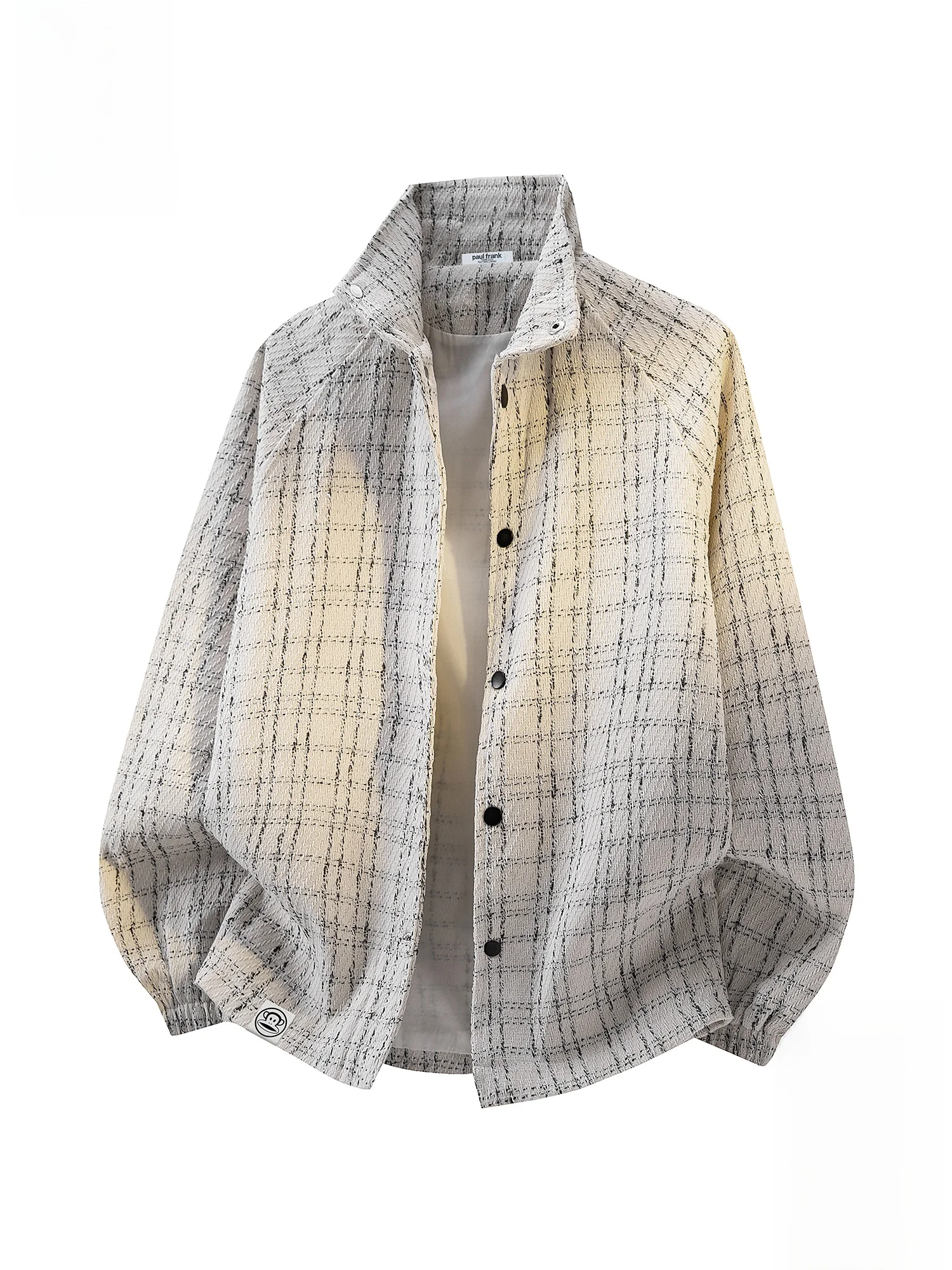 

Мужская свободная повседневная куртка Paul Frank в американском стиле с воротником-стойкой, весенняя верхняя одежда с принтом обезьяны, полиэстер, хлопок