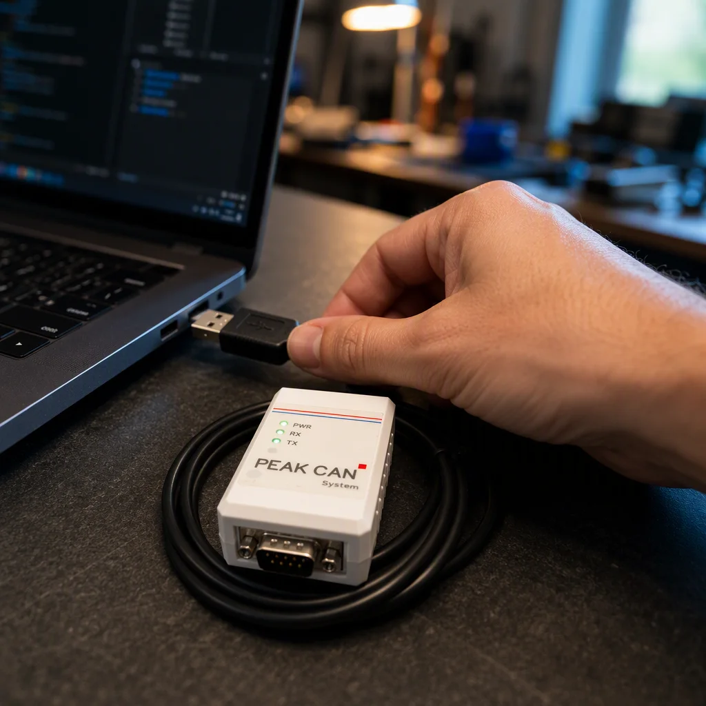 PCAN-USb Compatible with Original Peak Model Ipeh-002022/002021 PCAN Peak USB to CAN Bus Analyzer Tool CAN Bus Adapter PCAN-View