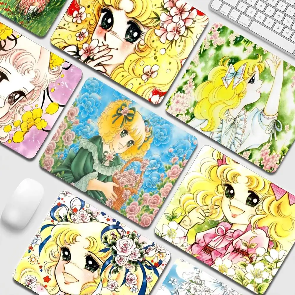 

Женский коврик для мыши с героями мультфильмов аниме, сладкий офисный студенческий игровой утолщенный нескользящий коврик для мыши для ПК, компьютерного стола