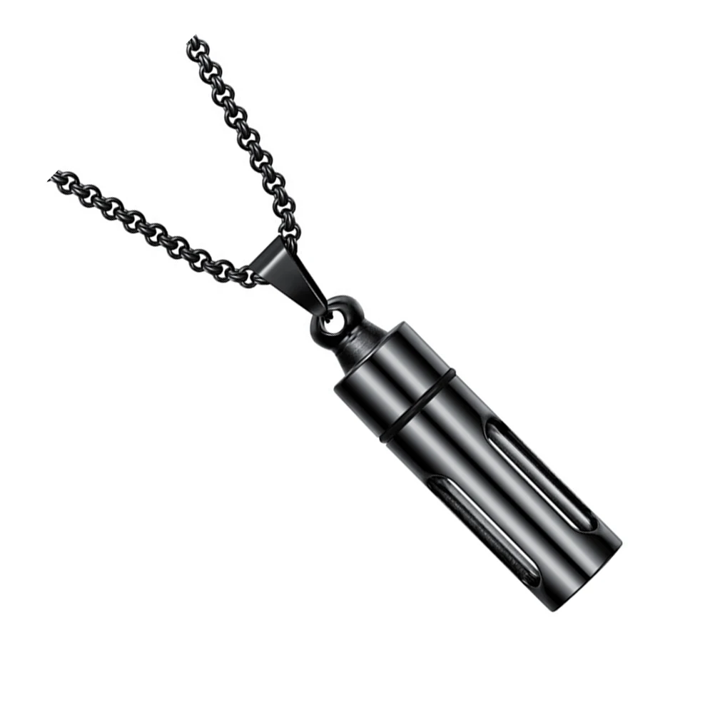 

1Pcs Unique Perfume Bottle Necklace Pendant Safe Sturdy Material Deform Resistant for Elegant Chic Neck Accessory